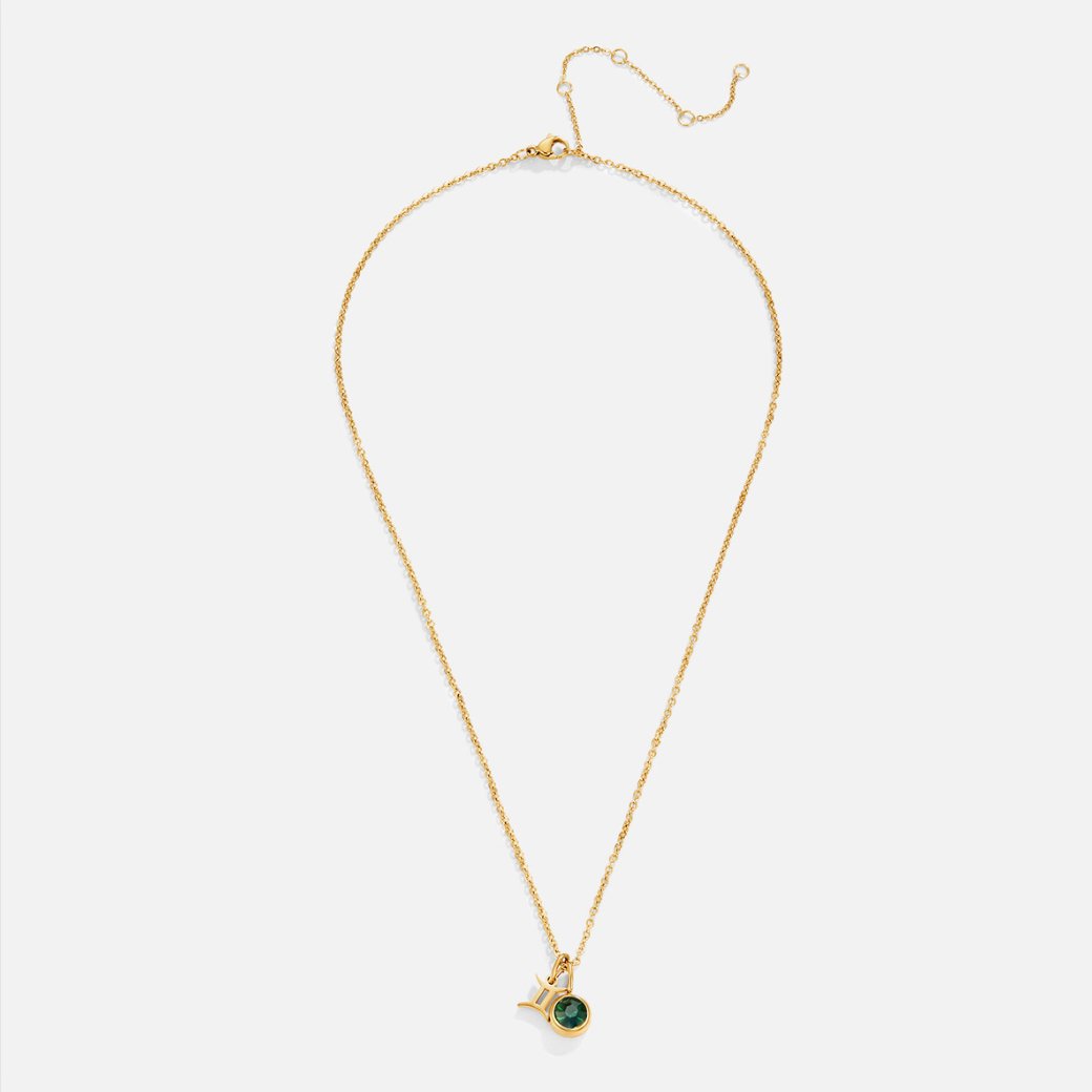 Shay – Collar zodiacal con piedra de nacimiento