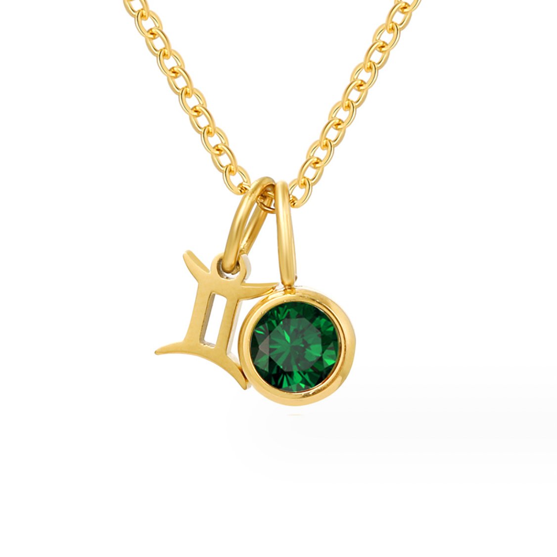 Shay – Collar zodiacal con piedra de nacimiento