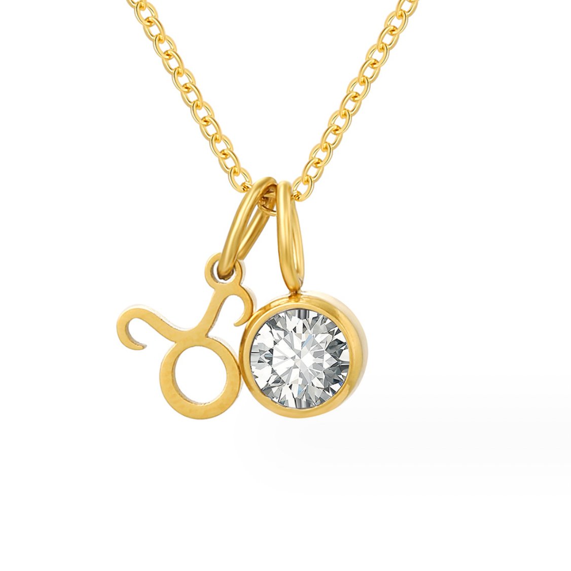 Shay – Collar zodiacal con piedra de nacimiento
