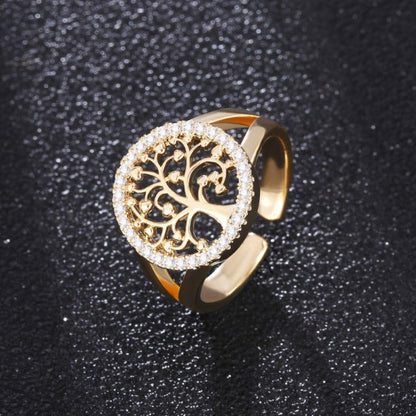 Yelina – Anillo Árbol de la Vida Dorado o Plateado