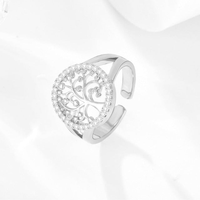 Yelina – Anillo Árbol de la Vida Dorado o Plateado