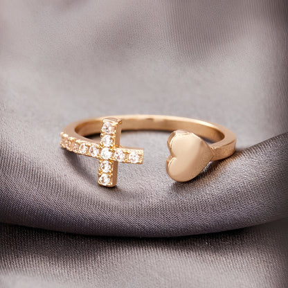 Maelys – Anillo con Cruz para Mujer