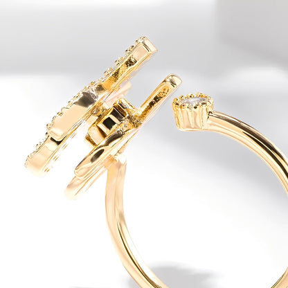 Solaya – Anillo Girasol Antiestrés