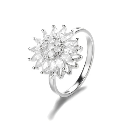 Solaya – Anillo Girasol Antiestrés