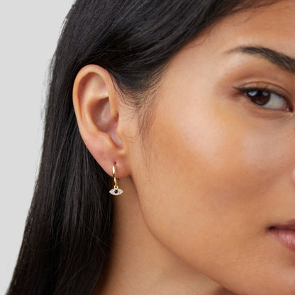 Aylin – Pendientes Ojo Azul Místico