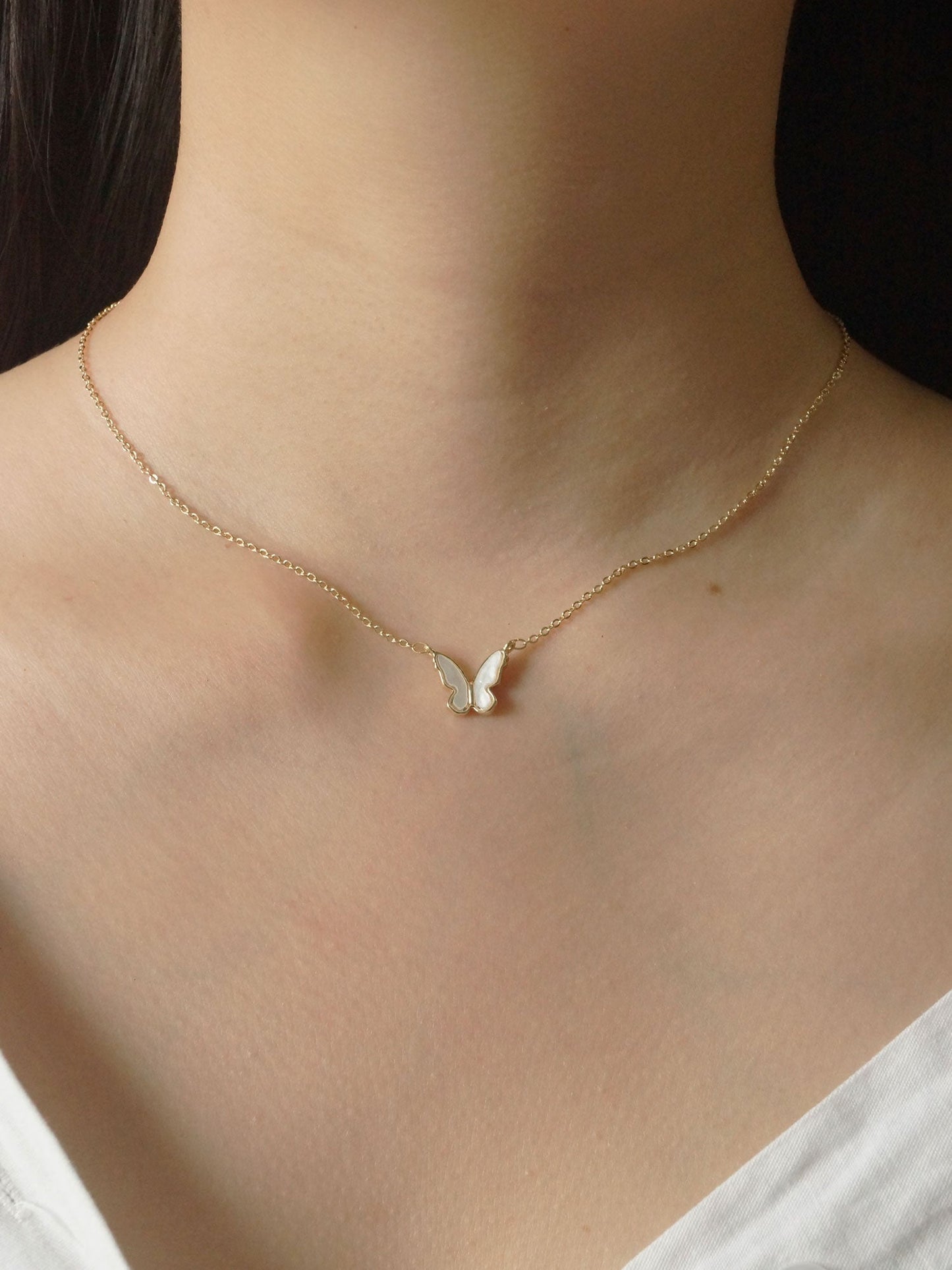 Beabell - Collar de Perlas Mariposa