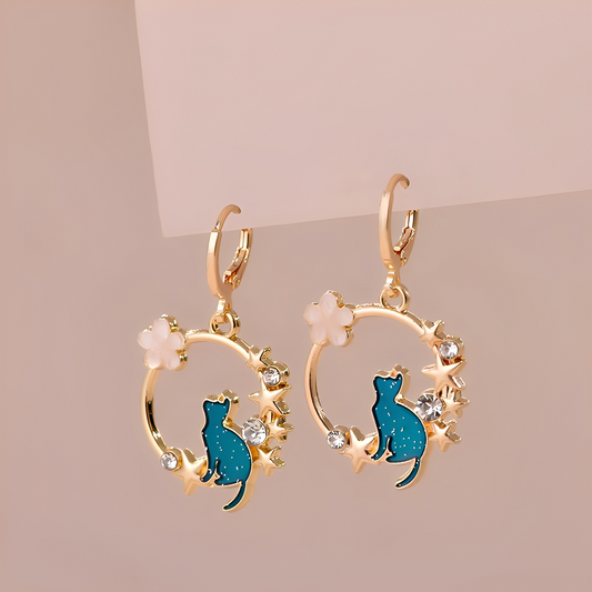 Lynna – Pendientes Gato Lindo