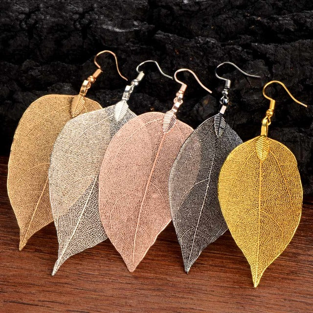 Larah – Pendientes Hojas Estilo Bohemio