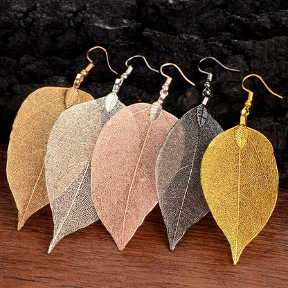 Larah – Pendientes Hojas Estilo Bohemio