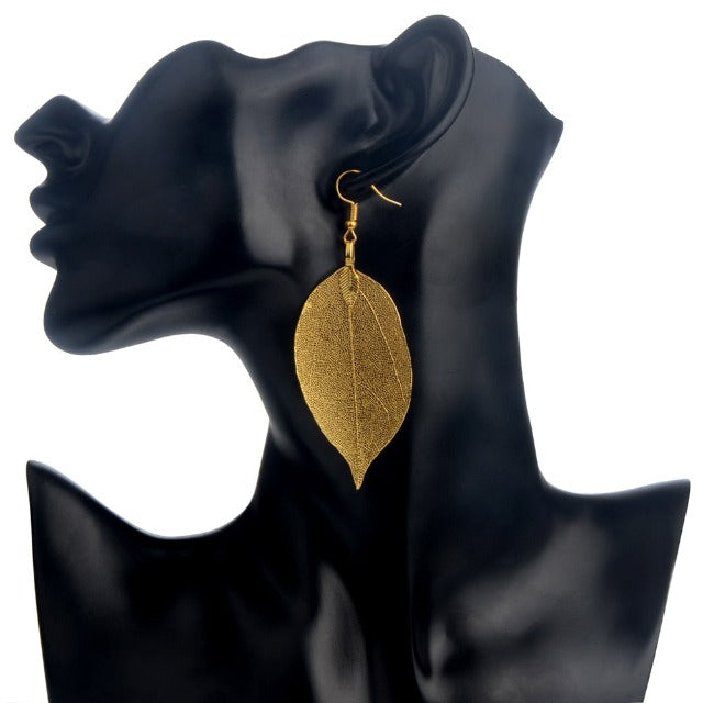 Larah – Pendientes Hojas Estilo Bohemio