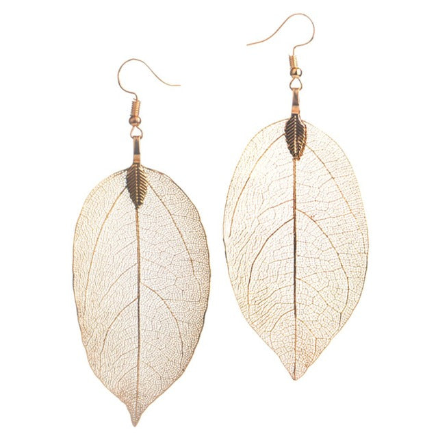 Larah – Pendientes Hojas Estilo Bohemio