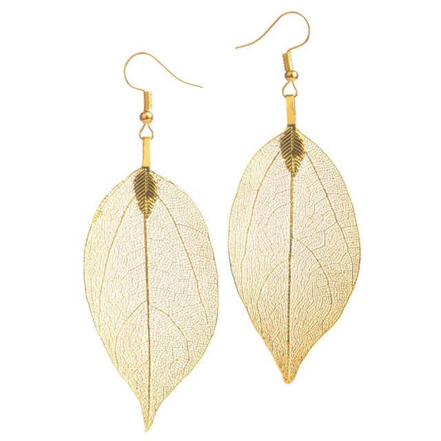 Larah – Pendientes Hojas Estilo Bohemio