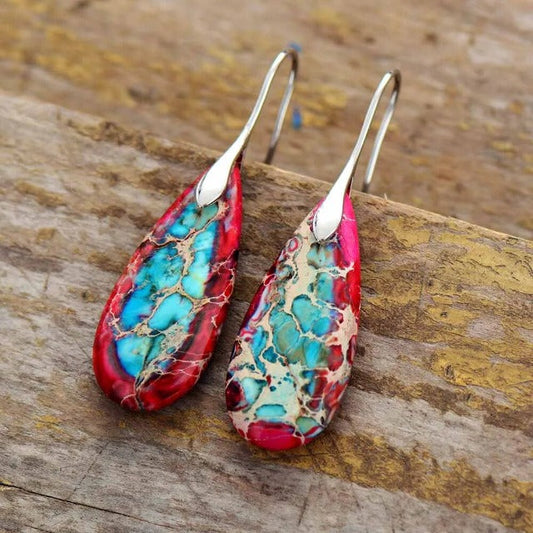 Althaea – Pendientes Piedra Natural Elegante