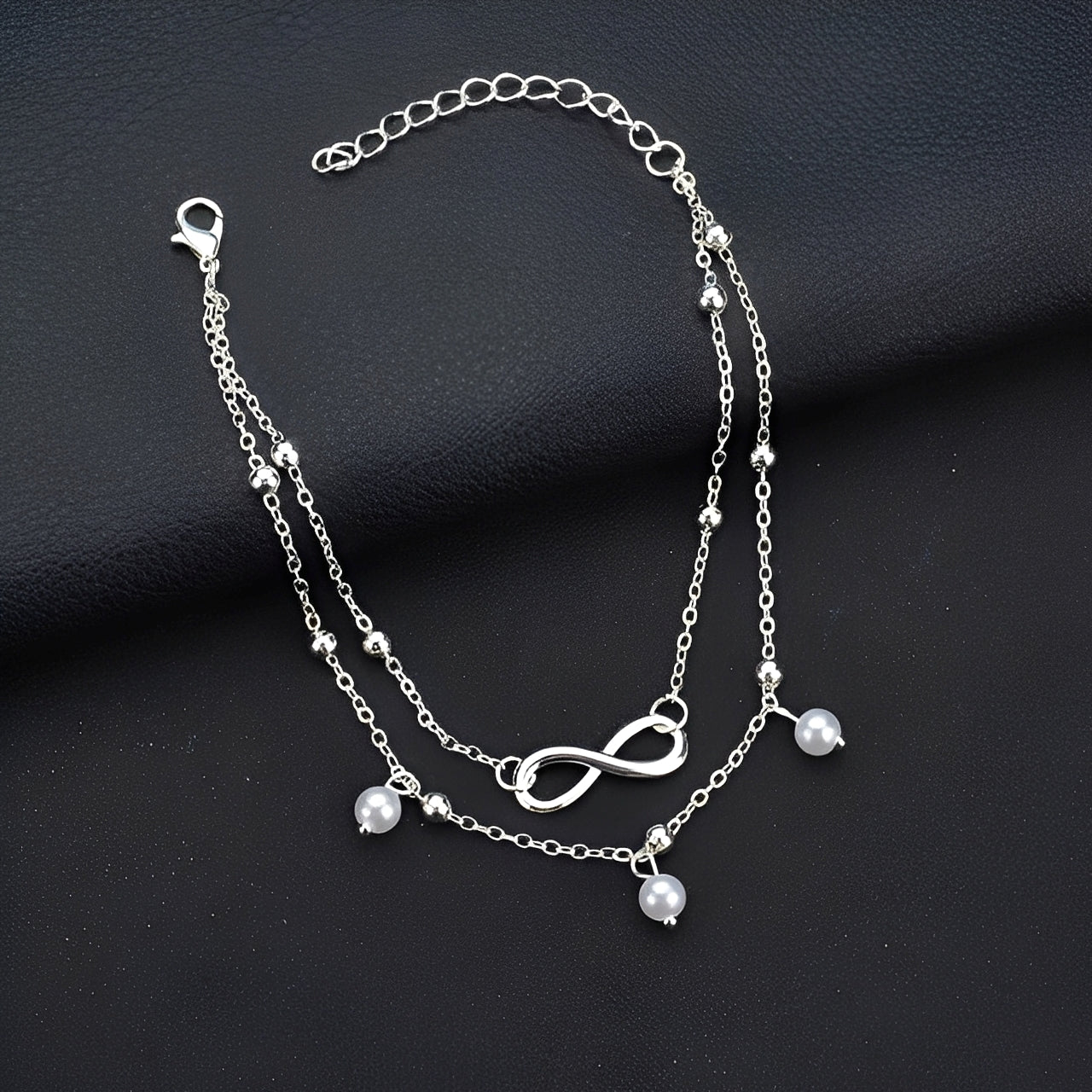 Livia – Pulsera de Tobillo Infinito para Mujer