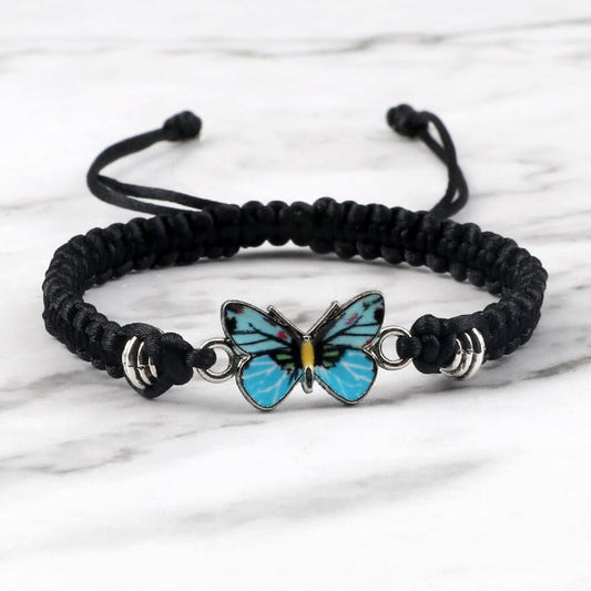 Elvina – Pulsera Mariposa Azul