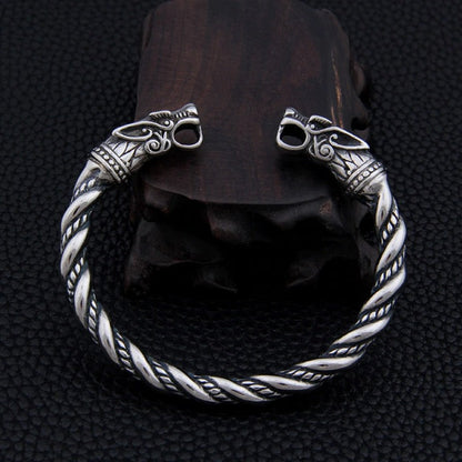 Bjorn – Pulsera Torque Vikingo Forjado