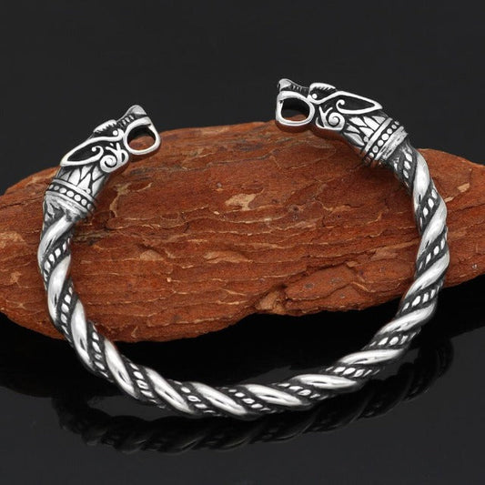 Bjorn – Pulsera Torque Vikingo Forjado