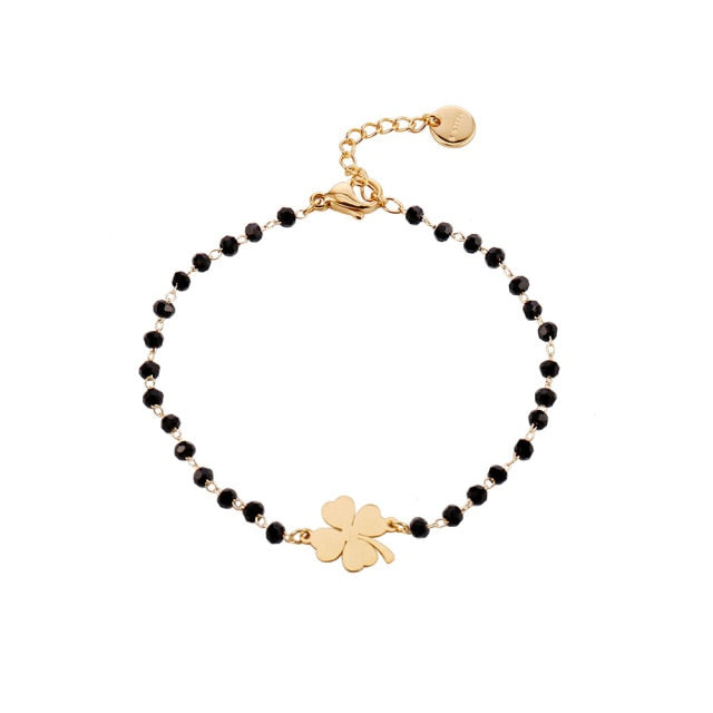 Faelya – Pulsera de la Suerte Trébol de 4 Hojas