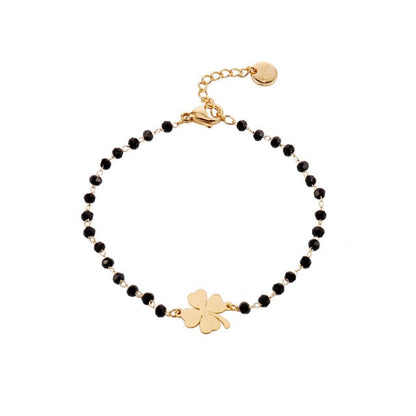Faelya – Pulsera de la Suerte Trébol de 4 Hojas