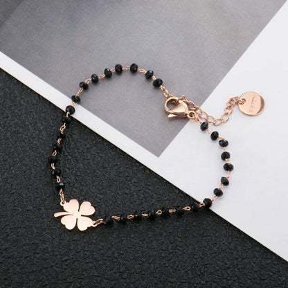 Faelya – Pulsera de la Suerte Trébol de 4 Hojas