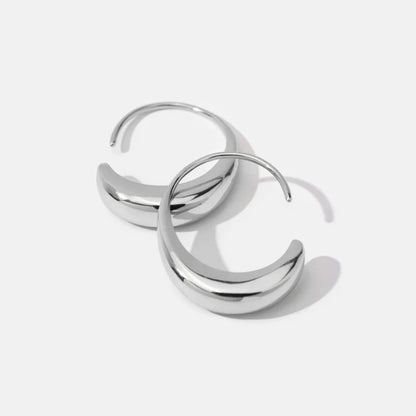 Pendientes Clásicos en Forma de Gota - Aros Dorados Vintage