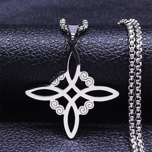 Morwen – Collar Nudo de Bruja Protector