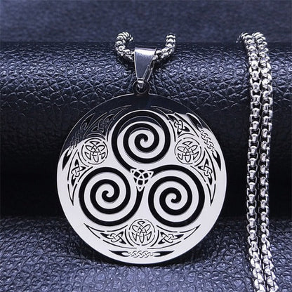 Eryndor – Collar Celta con Colgante Triskel