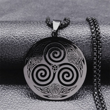 Eryndor – Collar Celta con Colgante Triskel