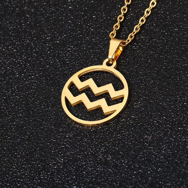 Astra – Collar Zodiaco con Colgante 12 Constelaciones