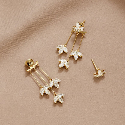 Karen – Pendientes Cascada de Loto en Cristal