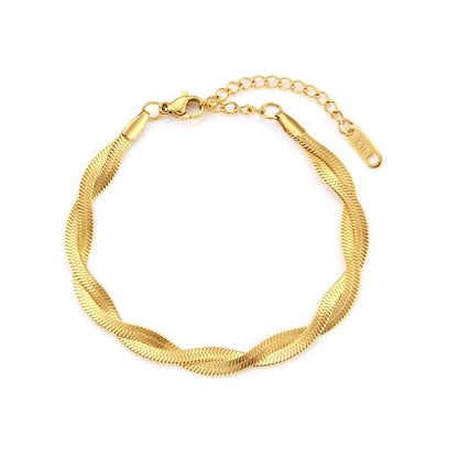 Miya – Set Cadena Serpiente Retorcida