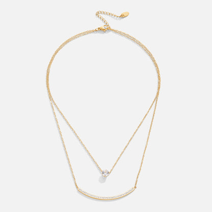 Kara – Collar en Capas con Cristales Delicados