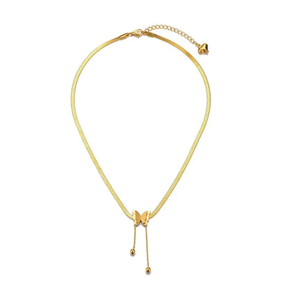 Nessa – Collar Mariposa Pendiente