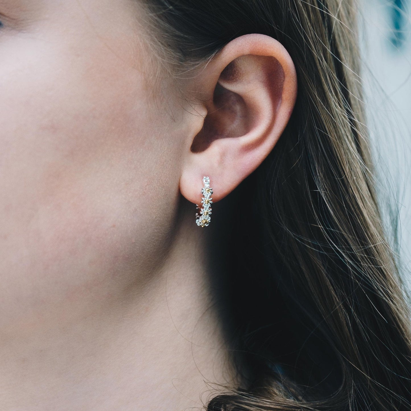 Mariela – Pendientes Aro Margarita Elegantes