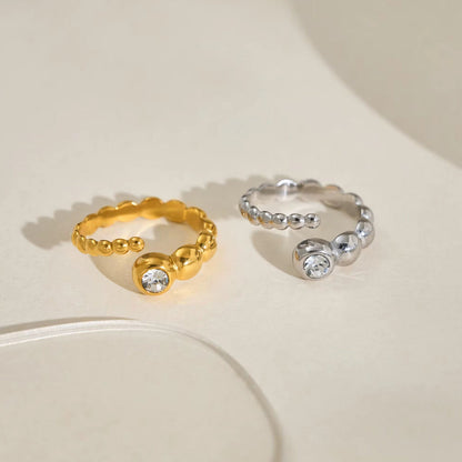 Roselle – Anillo de Acero Diseño Elegante