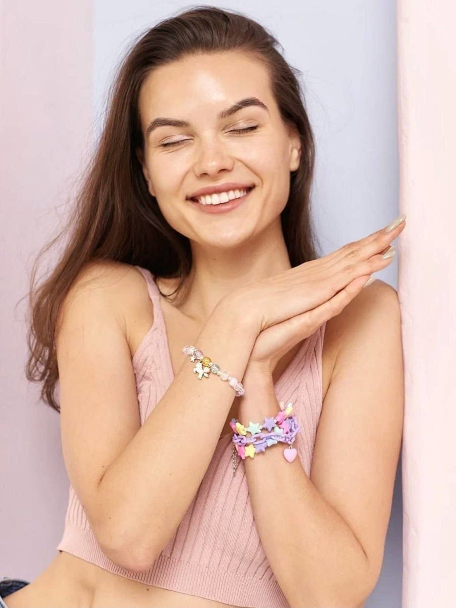 Dreamy - Pulsera de Perlas con Colgante de Unicornio