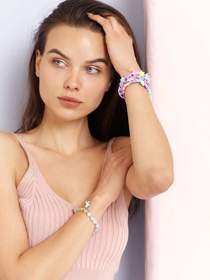 Dreamy - Pulsera de Perlas con Colgante de Unicornio