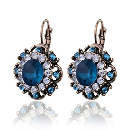 Katie – Pendientes Cristal & Zafiro