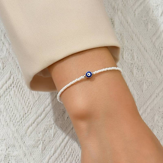 Evil Eye Bead Bracelet - Pulsera de cuentas Ojo Turco