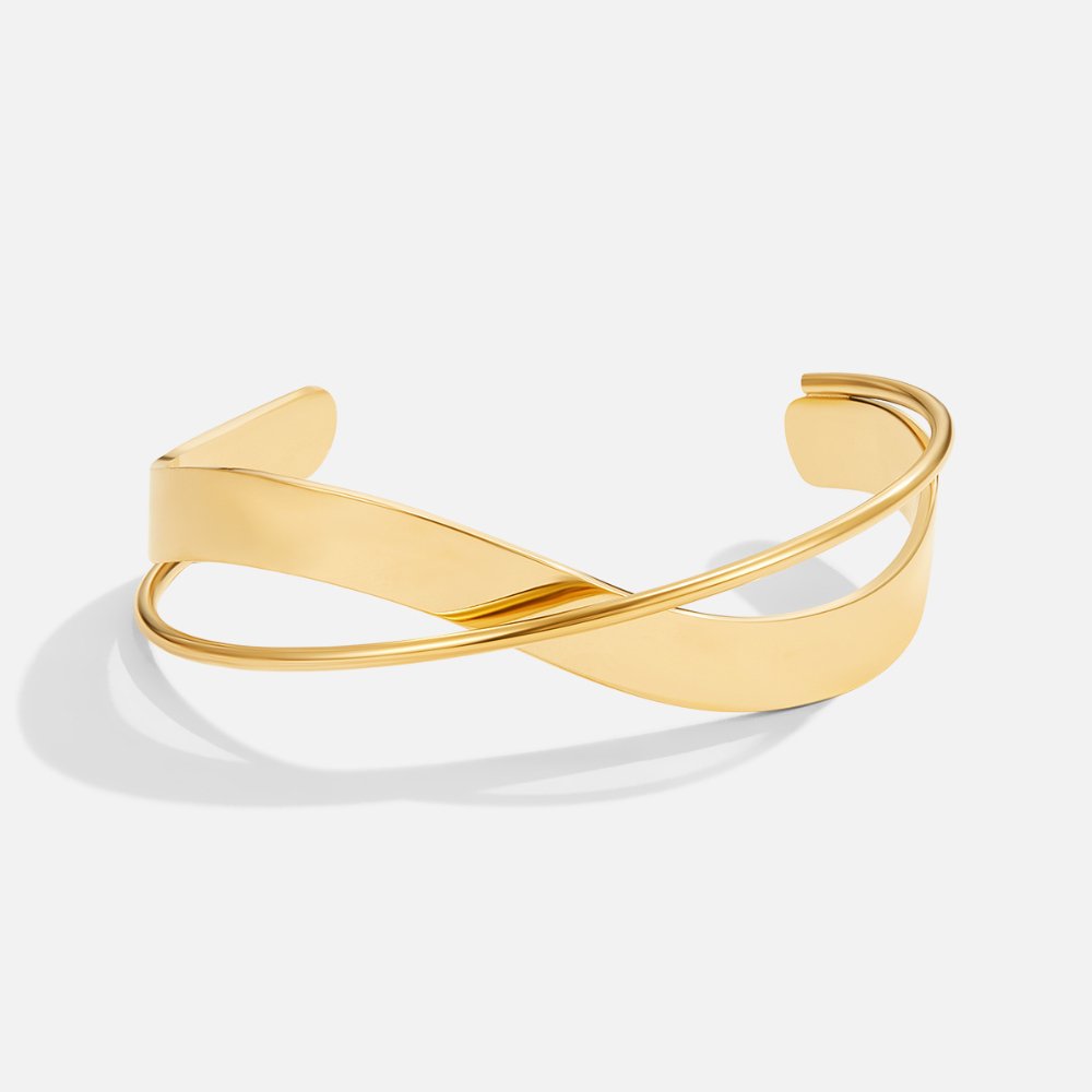 Arielle – Brazalete Jonc Dorado Elegante