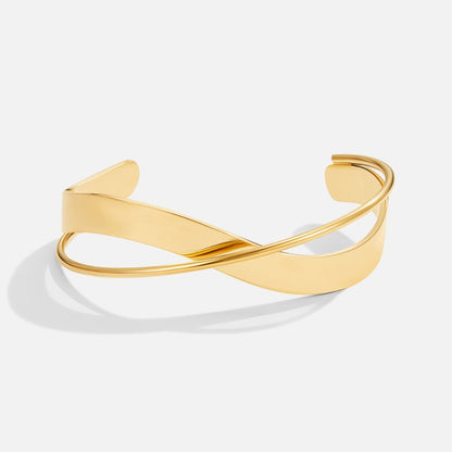 Arielle – Brazalete Jonc Dorado Elegante