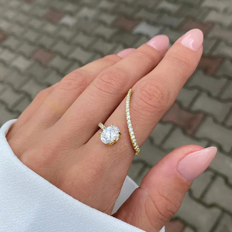 Aimi – Anillo de Boda de Cuatro Garras