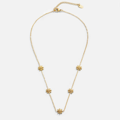 Joyce – Collar Flor en Oro 18K