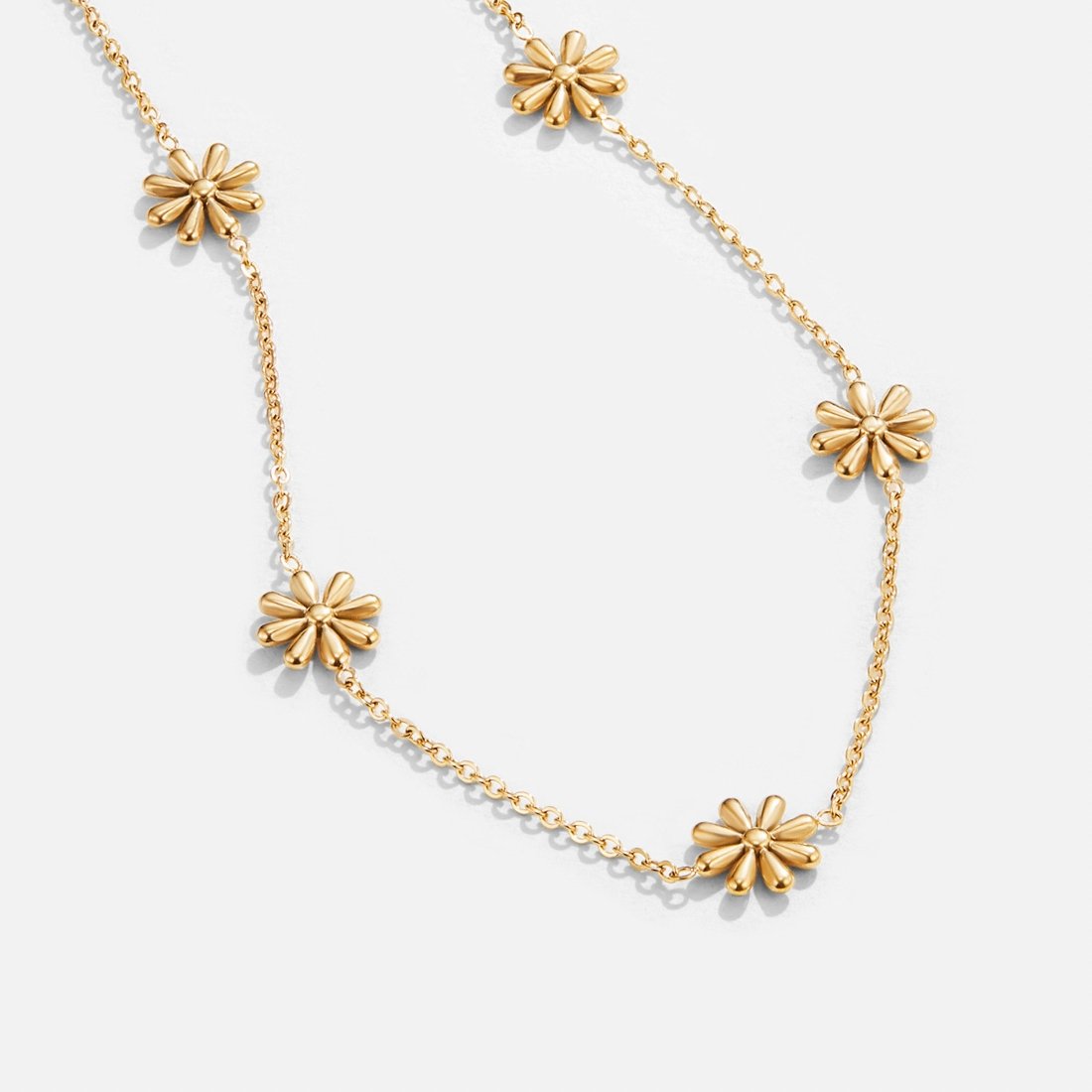 Joyce – Collar Flor en Oro 18K