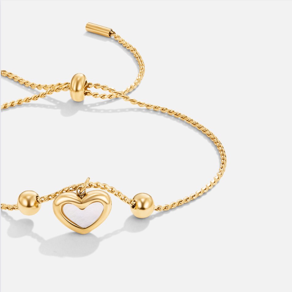 Hecate - Pulsera de corazón de amor eterno