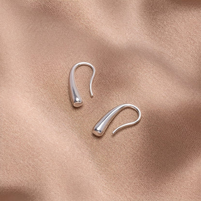 Francesca – Pendientes Gota de Agua Plateados