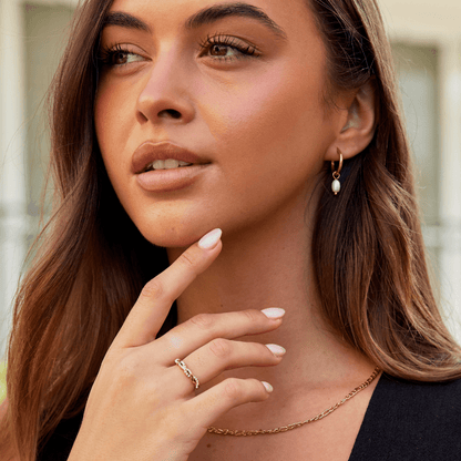 Bella – Aro con Perlas de Agua Dulce