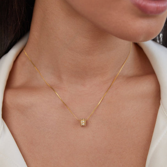 Gigi – Collar Cristal en Oro 18K