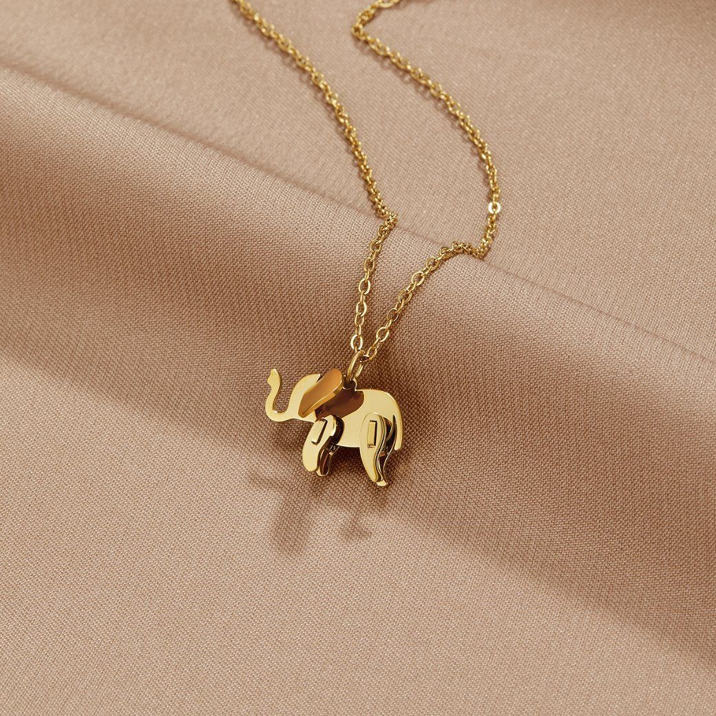 Dione - Collar de elefante en oro