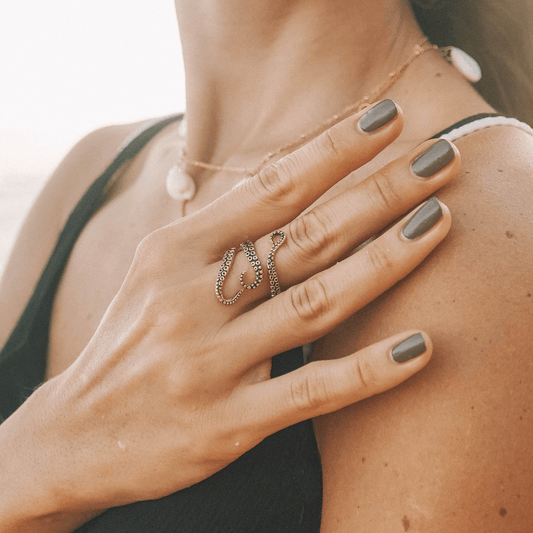 Thalassa – Anillo Tentáculo de Pulpo Ajustable